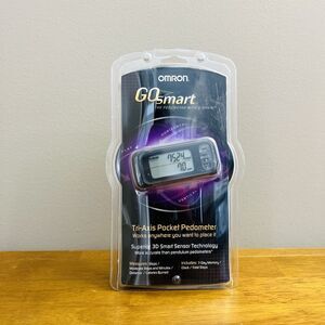 Omron Go Smart Tri-axis Pocket Pedometer With a Brain HJ-303 New Sealed